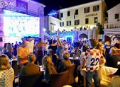 EURO 2024. - zajedničko gledanje utakmica na velikom video zidu na Trgu Municipium Arba
